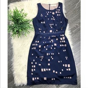 ‼️$5 SALE‼️ Blue & Tan Sleeveless Dress